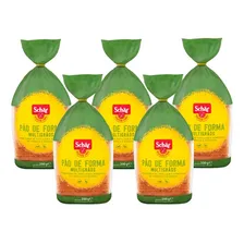 Kit 5 PĂŁo de Forma MultigrĂŁos Schar Sem GlĂșten e Lactose 200g Foto mini 1