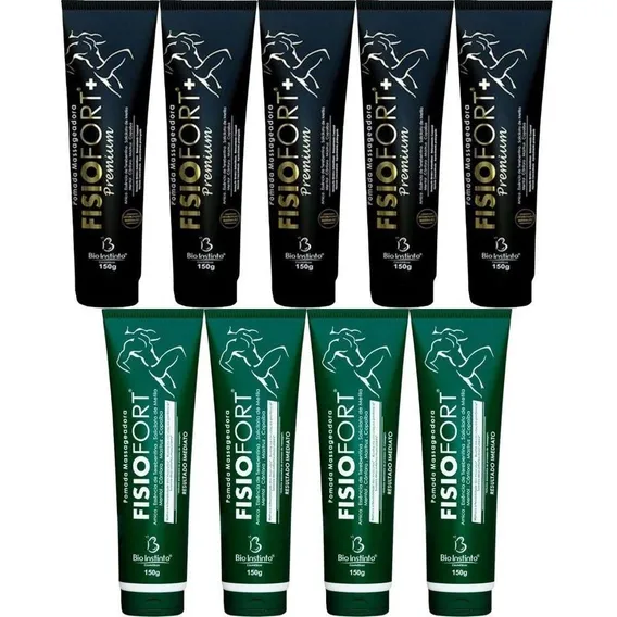 Kit 5 Pomada Fisiofort Premium 150g 4 Pomada Fisiofort 150g Foto 1