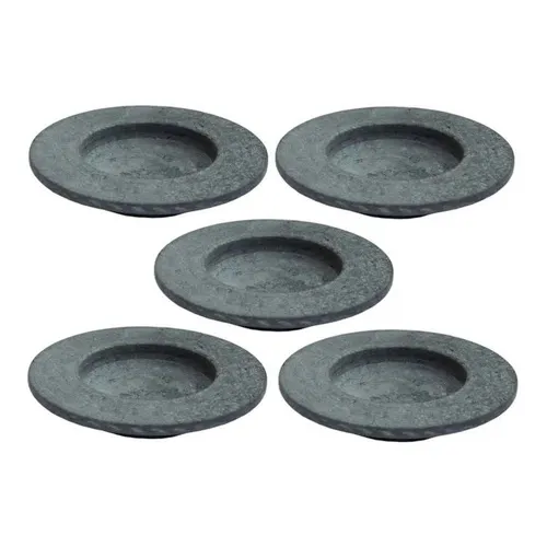 Kit 5 Pratos Risoto Massa Chapéu Invertido Pedra Sabão 22cm Foto 1