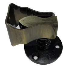 Kit 5 Prendedor Batedor Porta Antique Ouro Velho Imab Piso Foto mini 3