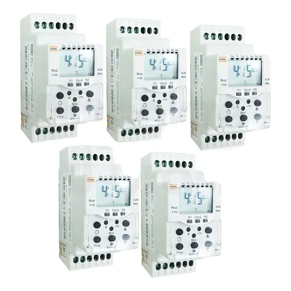 Kit 5 Programador Interruptor Horário Coel Bwt 40hr Foto 1