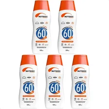 Kit 5 Protetor Solar Fps 60 Toque Seco Uva/uvb Nutriex 120g Foto  mini 1