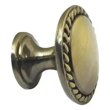 Kit 5 Puxador Para M贸veis Lili Antique Ouro Velho Bot茫o 29mm Foto mini 4