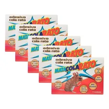 Kit 5 Ratoeira Adesiva Cola Pega Rato American Pets At贸xico Foto mini 1