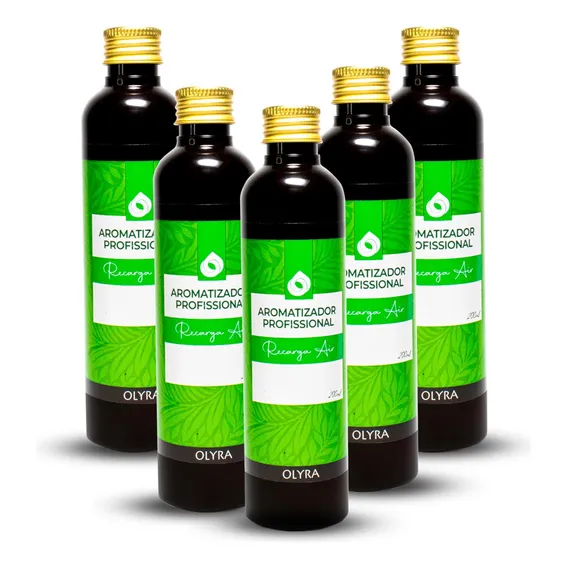 Kit 5 Recargas Air Profissional 200ml Para Ambientes Foto 1