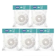 Kit 5 Refil Esfregão Mop 360 Avulso Limpeza Pratica Mor Foto mini 1
