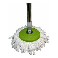 Kit 5 Refil Microfibra Para Vassoura Tipo Mop Giratorio 14cm Foto mini  2
