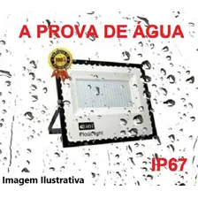 Kit 5 Refletor Led 400w Holofote Bivolt Prova Dágua Frio Foto mini  3