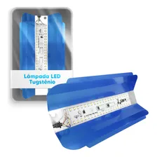 Kit 5 Refletor Led Holofote Smd Tungstênio 100w Bivolt Ip67 Branco Frio Foto mini 1