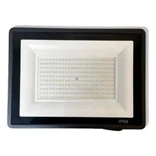 Kit 5 Refletores Led Slim Alumínio Preto 400w Branco-frio 127/220v Foto mini  2
