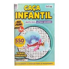 Kit 5 Revistas Passatempo Infantis Caça Palavras Cruzadas Foto mini 3