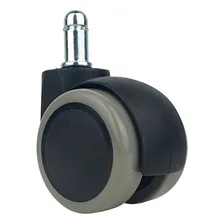 Kit 5 Rodizios Girat贸rios Anti-risco Para Cadeira Escrit贸rio Rod铆zio Anti Risco PU Cadeira Girat贸ria Fercrissul Foto mini 1
