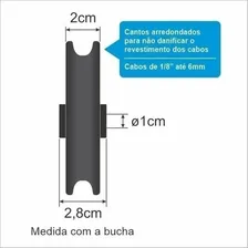 Kit 5 Roldanas Com Rolamento 90mm Para Aparelhos Academia Foto mini  3