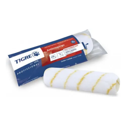 Kit 5 Rolo De La Sintetica Antirrespingo 23cm 1376-230 Tigre Foto 1