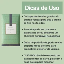 Kit 5 Sachê Perfumado Via Aroma 10g - Bamboo Foto mini 4