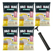 Kit 5 Saco Vácuo Vac Bag Ordene Médio 45x65 Protetor + Bomba Foto mini 1