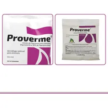 Kit 5 Sacos 25 Sachês Proverme Vermífugo Solúvel 28g Foto mini 3
