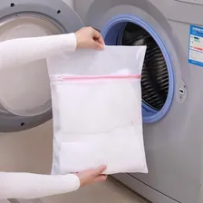 Kit 5 Sacos De Lavar Roupa Íntima Delicada Máquina Com Zíper Foto mini 4