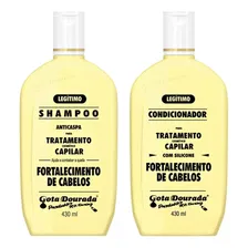 Kit 5 Shampoo E 1 Condicionador Anticaspa Gota Dourada Foto mini 2