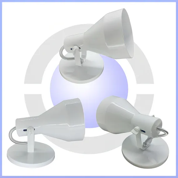 Kit 5 Spot De Sobrepor Iluminação Moderna Par30 Pt/bco/esc Cor Branco 127/220V Foto 1