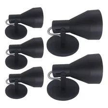 Kit 5 Spot De Sobrepor Iluminação Moderna Par30 Pt/bco/esc Cor Preto 110V/220V Foto mini 3