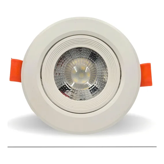 Kit 5 Spot Dicroica Redondo Direcionável Led Smd 5w Quente Foto 1