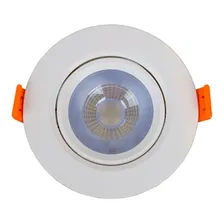 Kit 5 Spot Led Dicr贸ica Embutir Redondo 12w Branco Frio Estrutura Branco-frio 110v/220v Foto mini 1
