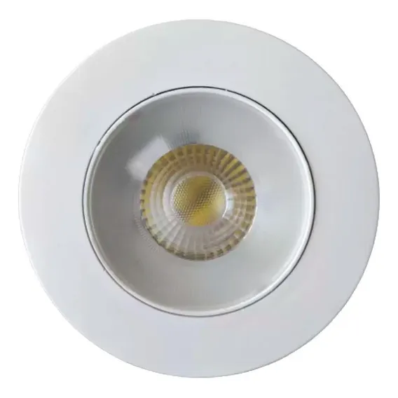 Kit 5 Spot Led Dicróica Embutir Redondo 5w Branco Frio 6000k Estrutura Branco-frio 110v/220v Foto 1