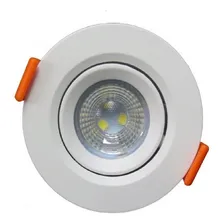 Kit 5 Spot Led Dicróica Embutir Redondo 5w Branco Frio 6000k Estrutura Branco-frio 110v/220v Foto mini 4