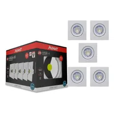 Kit 5 Spot Led Embutir Direcionável Luminária Foto  mini 1