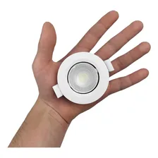 Kit 5 Spot Led Redondo Embutir 3w Avant Sanca Forro Foto mini  3