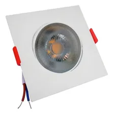 Kit 5 Spots Led 5w Mr16 Quadrado Embutir Direcionável 3000k Cor Branco Foto mini 2