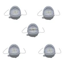 Kit 5 Strobo Led Redondo Flash 12w Decoração Externo Bivolt 110v/220v Foto mini 1