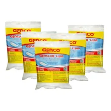 Kit 5 Tabletes De Cloro Estabilizado 200g Clorador Piscina Foto mini 1