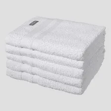 Kit 5 Toalhas Banho Gigante Hotel Cor Branco Foto mini 1