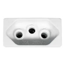 Kit 5 Tomada Simples 2p+t 10a Espelho Sem Parafuso Modular Cor Branco Foto mini 3