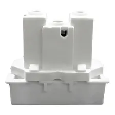 Kit 5 Tomada Simples 2p+t 10a Espelho Sem Parafuso Modular Cor Branco Foto mini 4