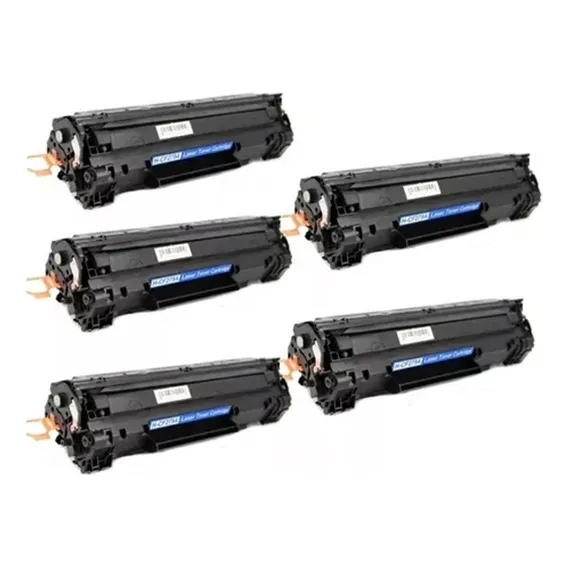 Kit 5 Toner Compatível 279a 79a Cf279a M12a M26a M12w M26nw Tinta Preto Foto 1