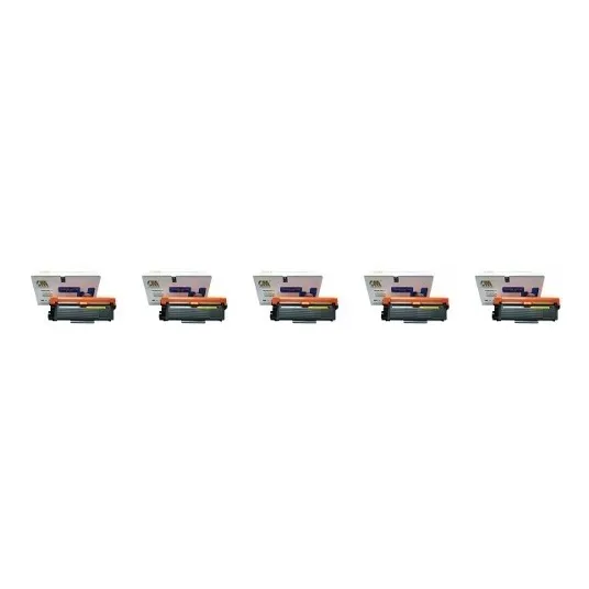 Kit 5 Toner Tn660 CompatÃvel Mfc-l2700dw L2720dw L2740dw Tinta Preto Foto 1