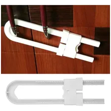 Kit 5 Travas Fechadura Porta Da Gaveta Armário Forma De U Foto mini 1