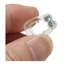 Kit 5 Und Aparelho Clipe Nasal Anti Ronco Magnético Apnéia S estojo Foto mini 4