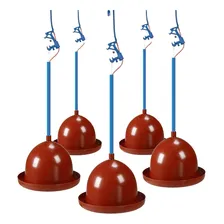 Kit 5 Unidades Bebedouro Frango Aves Pendular Automatico Foto mini 1