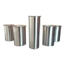 Kit 5 Unidades Copos Diferentes Bebidas Culote Long Drink Alumínio Resistente Celpan Foto  mini 1