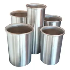 Kit 5 Unidades Copos Diferentes Bebidas Culote Long Drink Alumínio Resistente Celpan Foto mini  2