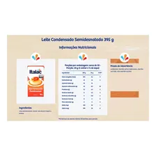 Kit 5 Unidades De Leite Condensado Italac Semidesnatado 395g Foto mini  2