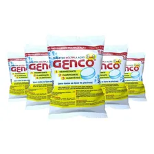 Kit 5 Unidades - Pedra Cloro 200g T-200 Ação 3 Em 1 Genco Cor Branco Foto mini 1