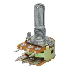 Kit 5 Unidades Potenci么metro Linear B 10k L20 Wh148-2 Duplo Foto mini 1