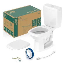 Kit 5 Vasos Sanitários Com Caixa Acoplada E Assento Fj Foto mini  3