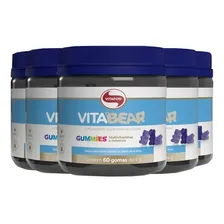 Kit 5 Vita Bear Multivitamínicos Vitafor 60 Gomas 200g Sabor Natural De Frutas Foto mini 1
