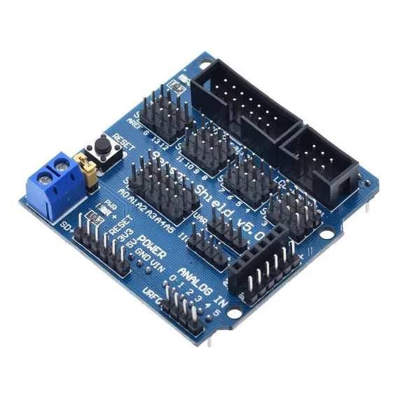 Kit 5 X Arduino Sensor Shield V5.0 Placa De Expansor Servo Foto 1